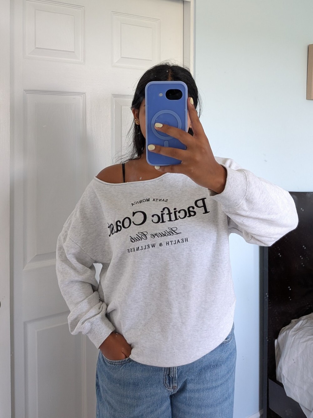 Garage Off-Shoulder Women's Sweatshirt